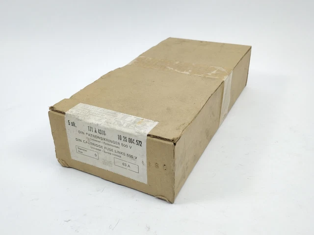 Lk / Bussmann 171A4316 Fusible 63A 500V Universel din 0 100kA 5Pcs