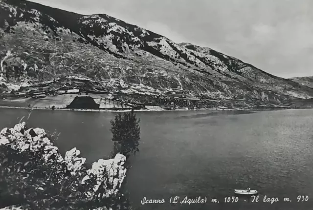 SCANNO  ( L'AQUILA ) m. 1050 - IL Lago ,m. 930 , Vg 1957 F.g.