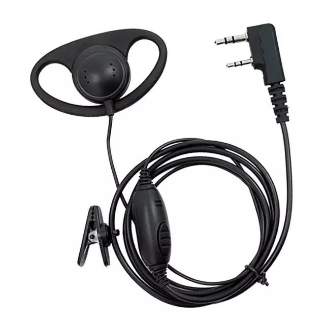 D Shape Ear Hook Earpiece Headset with PTT &Mic for BAOFENG UV5R 666s 888S