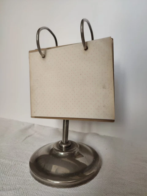Calendrier Manuel Vintage 70's – Bonhomme Orange En Plastique, Kitsch Et En Bon état