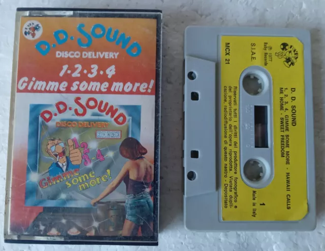 D.D. SOUND 1-2-3-4 Gimme Some More! (1980) Cassette Album - Baby Records MCX 21