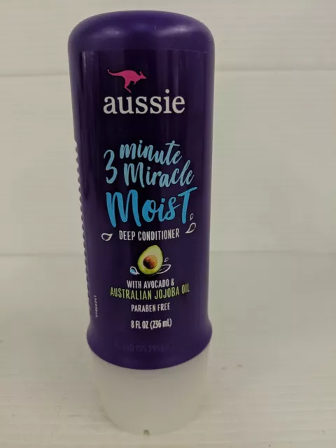 Aussie 3 Minute Miracle Moist Deep Conditioner w/Avocado & Jojoba 8 oz