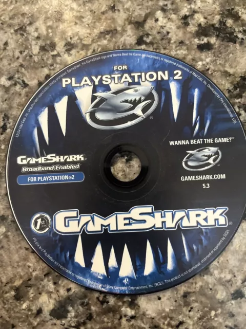 GameShark Game Codes for PlayStation 2 PS2 Version 5.3 - Disc Only 1d1