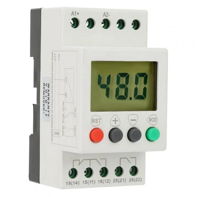 Under-voltage Relay Protector 50/60Hz AC/DC 24V-48V AD48 AD220 Overvoltage