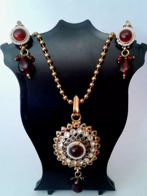 NOW REDUCED!  NEW NECKLACE SET/Indian/pakistani/wedding/party/bollywood