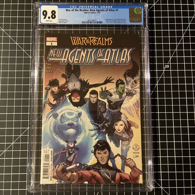 🔑🔥War Of The Realms: New Agents Of Atlas #1 Cgc 9.8🔥🔑