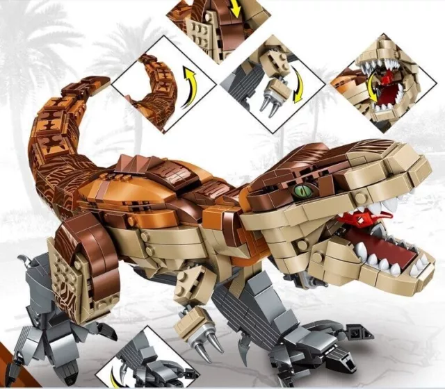 Dinosaur World Tyrannosaurus Rex Building Block Toy Set STEM Build 2