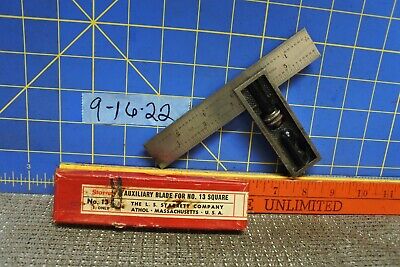 Starrett #13 Double Square with Drill Grinding Blades