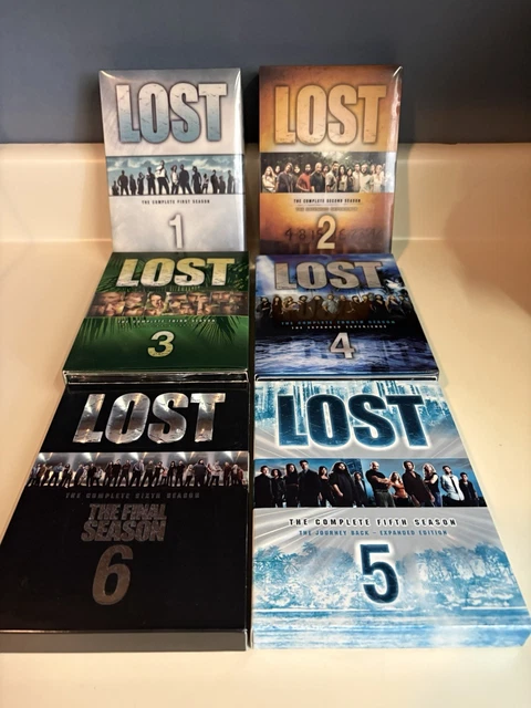 LOST: THE COMPLETE Series Seasons 1-6 DVD Box Set ABC Drama TV