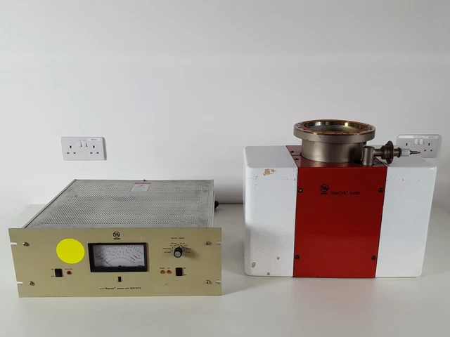 Varian Starcell Uhv Vuoto Ion Pompa &; Potenza Unità 929-0172 / Controller Lab