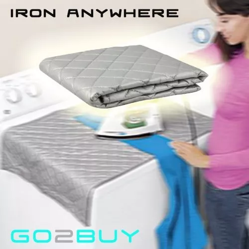 New Ironing Mat Compact Portable Ironing Board Travel Dryer Washer Iron Anywhere