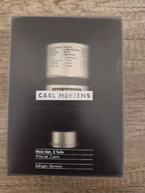 Zweiteiliges Wein - Set von Carl Mertens, neu