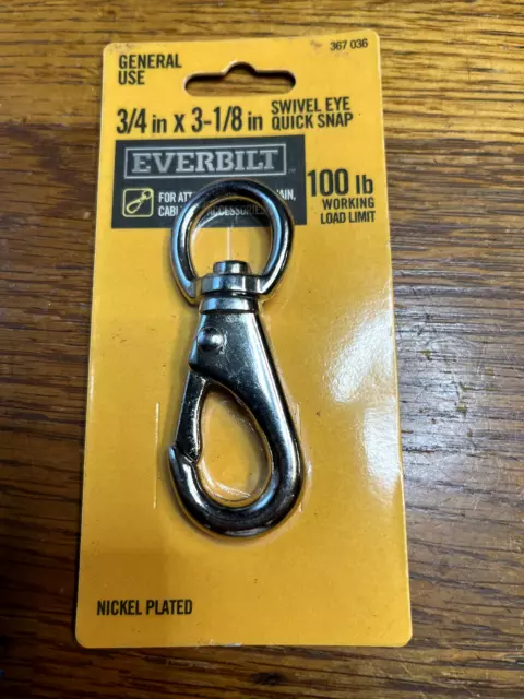 JLEivvi 4 Pcs Double Ended Bolt Snaps Hook, 3.5 Inch Zinc Alloy Trigger Metal Clip For Pet Dog Leash Water Bucket Hooks, Key Holder, Carabiner, Home
