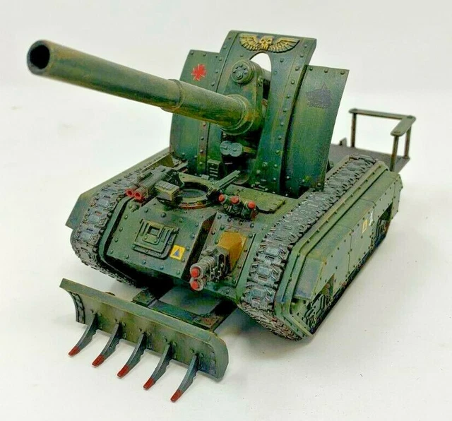 Vintage Warhammer 40K: Imperial Guard Basilisk - Fully Assembled & Painted Vintage Warhammer 40K: Imperial Guard Basilisk - Fully Assembled & Painted