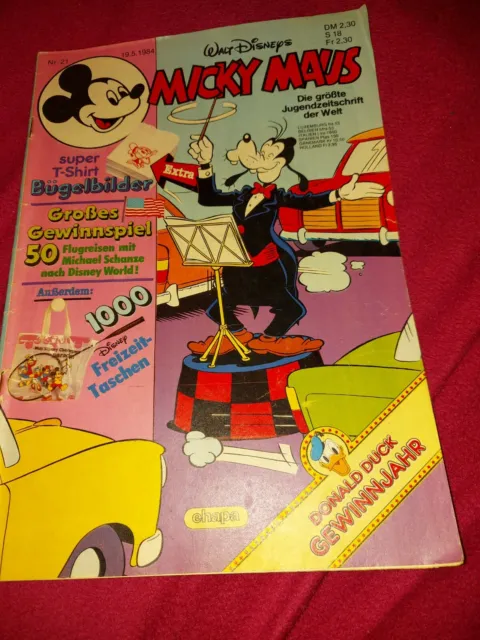 Micky Maus Hefte, Nr. 21  / Jahrg.1984,  Comics, Walt Disney,