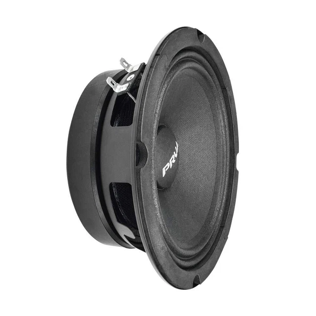 PRV AUDIO 6.5 Inch Shallow Midrange Speaker 6MR200A-4 200 Watts Program Pow...