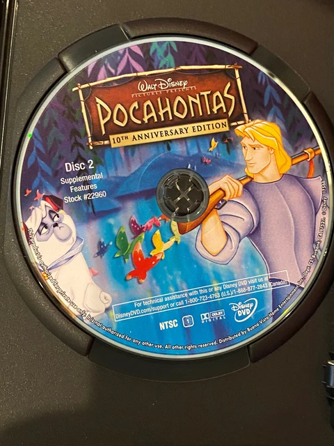 Walt Disney Pocahontas 10th Anniversary Edition 2- Disc Set DVDs 2005 Release 5