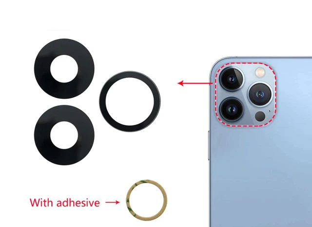 Vetro Fotocamera Posteriore Di Ricambio Per IPhone 12 Pro - Foto 8