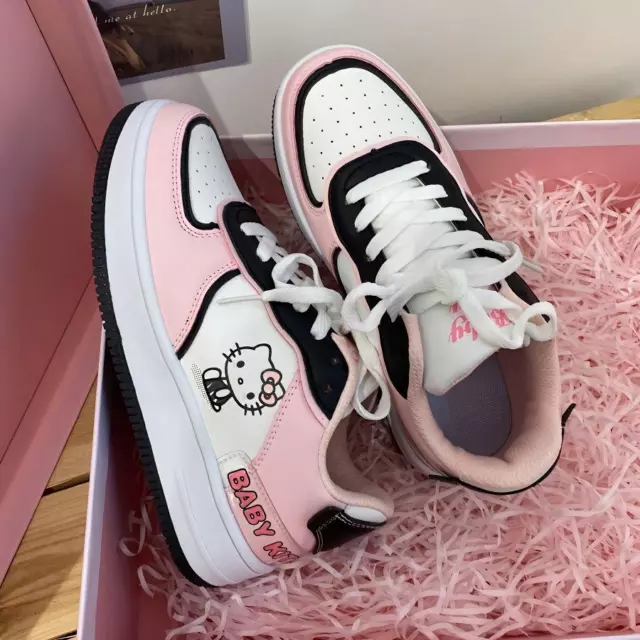 Hello Kitty Casual Sport Women Shoes Pink Sneakers