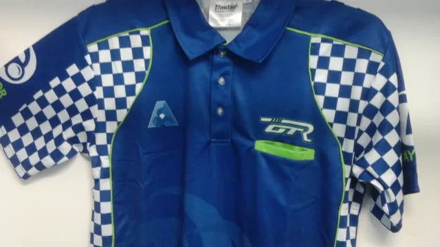 BA LOGO Bowls Australia Men's Polo Shirt TAYLOR GTR chest pocket S M L 3XL  Blue