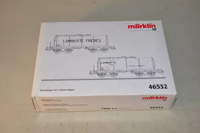 MÄRKLIN - SCATOLA vuota per coppia di CISTERNE art. 46532