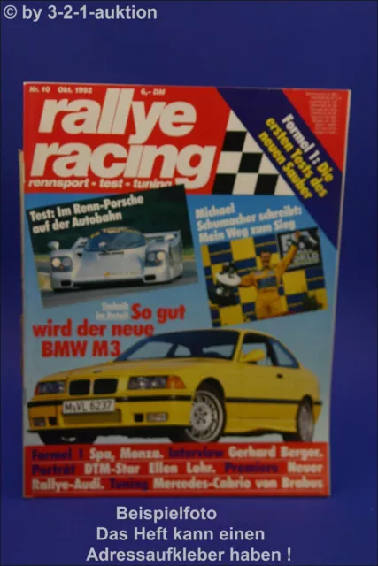 Rallye Racing 10/92 BMW M3 Porsche 962 C Brabus