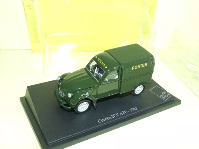 CITROEN 2CV AZU 1962 PTT LA POSTE UNIVERSAL HOBBIES  1:43 blister