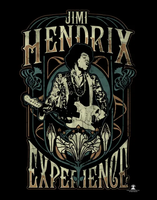 Jimi Hendrix Experience 13" x 19" Concert Poster
