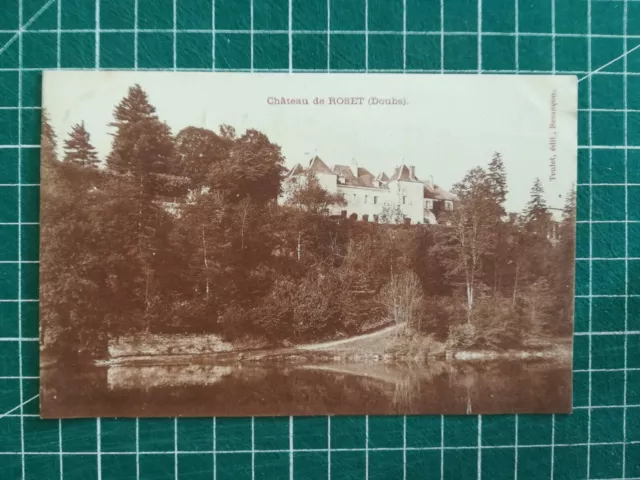 Sc026 CPA 1905 - Doubs - Castle Of Roset