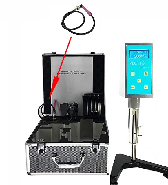 Viscosity Meter Parts Rotary Viscometer Temperature Probe - Compatible ...