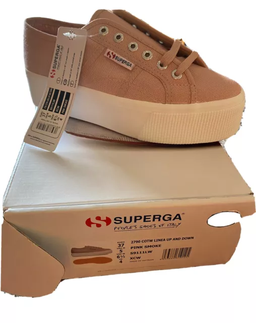 Scarpe da ginnastica con zeppa superga top