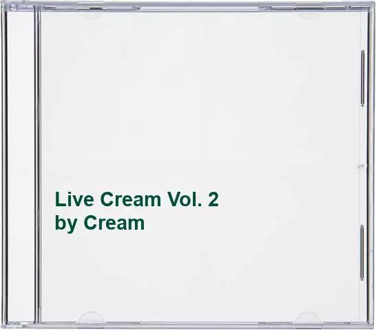 Cream - Live Cream Vol. 2 - Cream CD B0VG The Cheap Fast Free Post