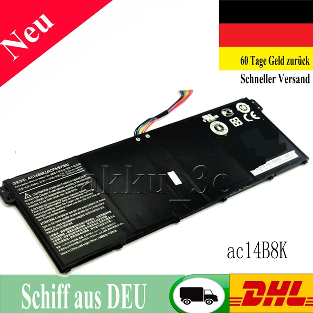 Green Cell® AC14B3K AC14B8K Laptop Akku für Acer Spin 1 SP113-31 3