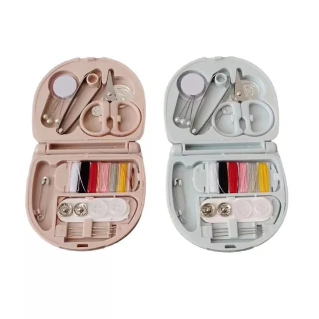 Sewing Box Mini Multipurpose Needles Portable And Compact Mini Sewing Box