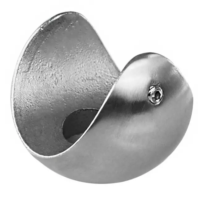 Acero Inox Soporte para Barandilla Ø 42,4MM Anillos Con Lateral Tornillo Ajuste