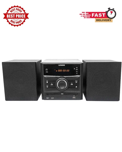 LENOXX Bluetooth DVD Hi-Fi System USB AUX-in DVD/CD remote control