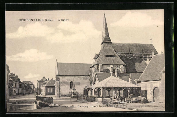 CPA Sérifontaine, l´Eglise
