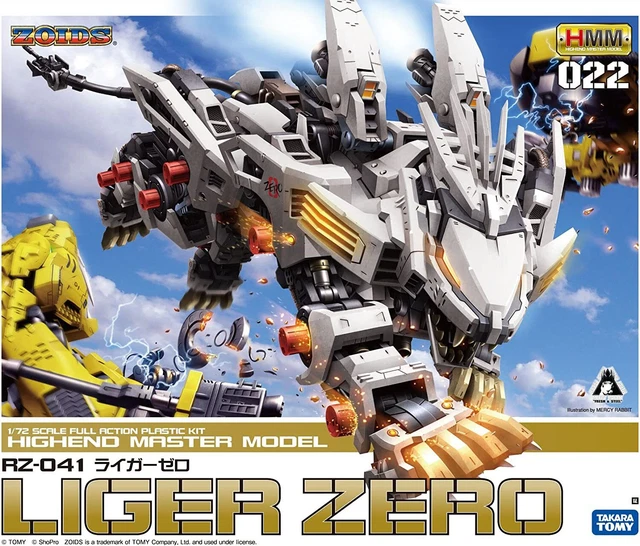 ZOIDS HMM 022 RZ-041 LIGER ZERO 1/72 Plastic Model Kit KOTOBUKIYA