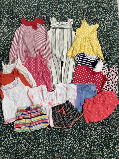 Girls Clothes Bundle 2-3 Years X 15 Items. Next Etc. Tops Dress Shorts Swimwear