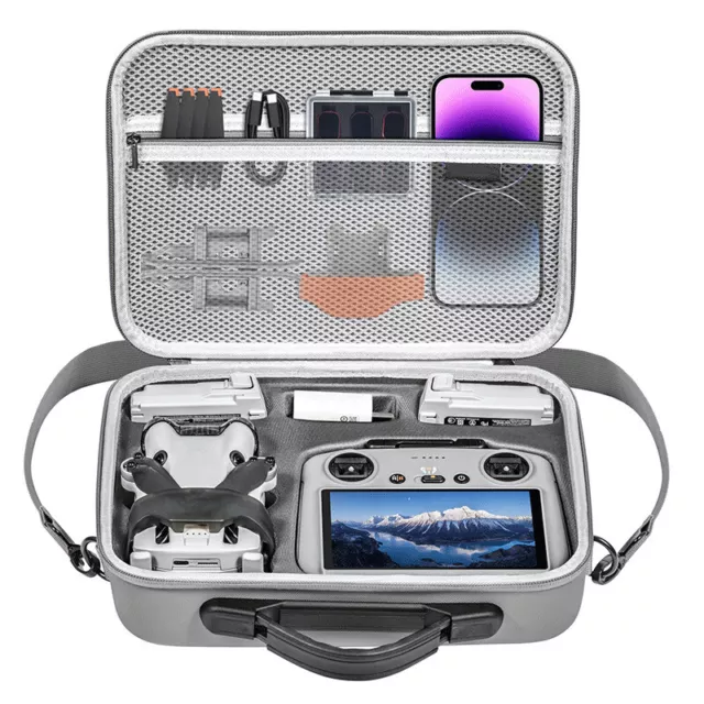 Carrying Case for DJI Mini 4 Pro RC 2 Waterproof Shockproof Travel Storage Bag