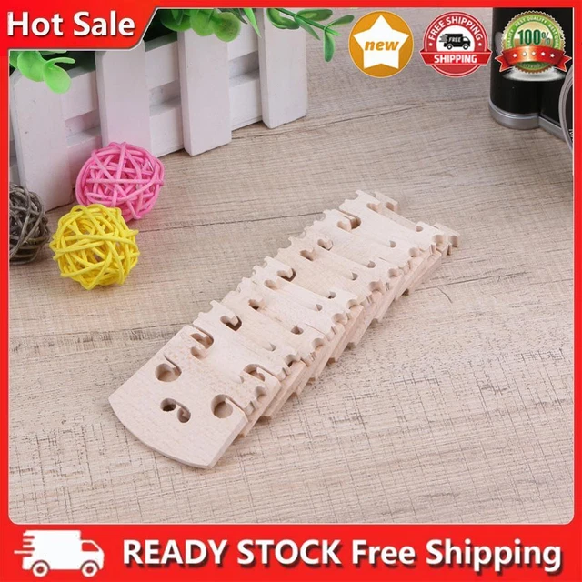 10pcs 4/4 Violin Strings Bridges DIY Maple Fiddle Bridge Violins Accessories