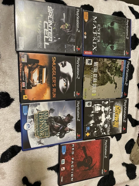 Lot De 7 Jeux PS2 – Metal Gear Solid 2, Action, Aventure, PAL, Français