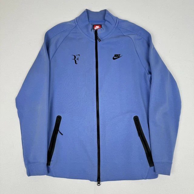 NIKE ROGER FEDERER RF Tennis Jacket Nike Tech Fleece Tracksuit Top L 644780 487 100.00 PicClick UK