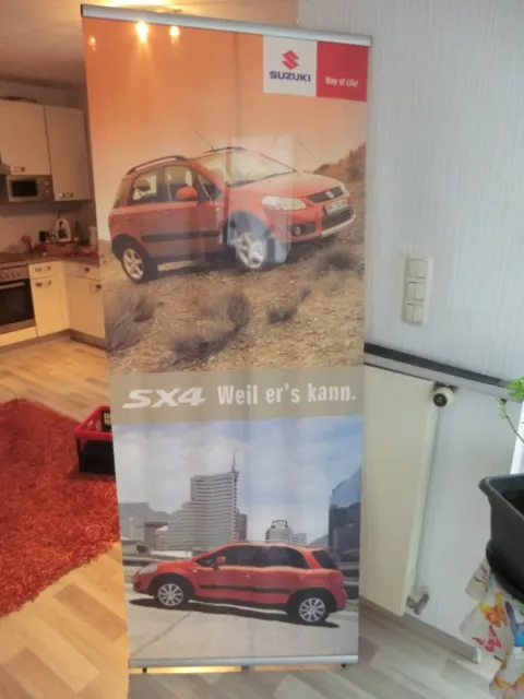 Suzuki SX4 Aufsteller Fahne Banner