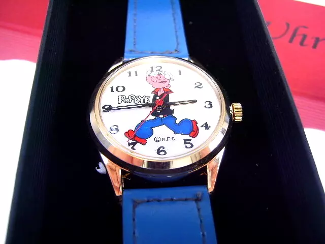 Gscom "Popeye Watch" Maker ? Year ?, Funktion Ok, Wie Neu/Like New/Come Neuf