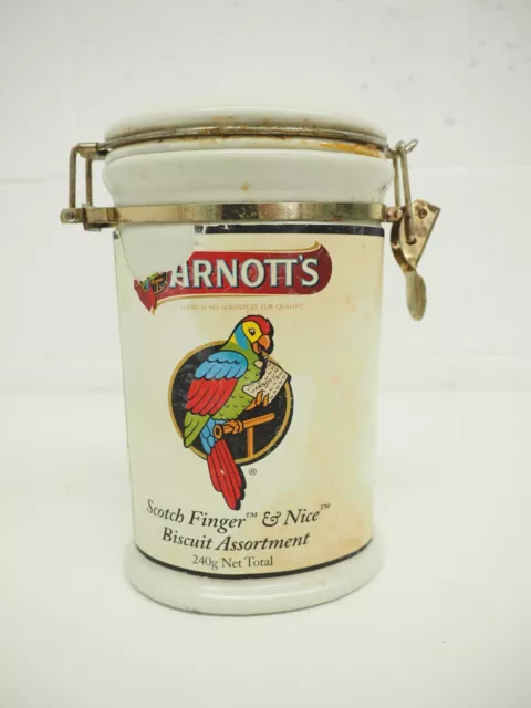 Vintage 21cm Arnott's Ceramic Container. Good Condition. Bargain. Marsfield