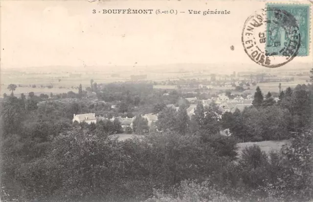 Cpa 95 Bouffemont Vue Generale