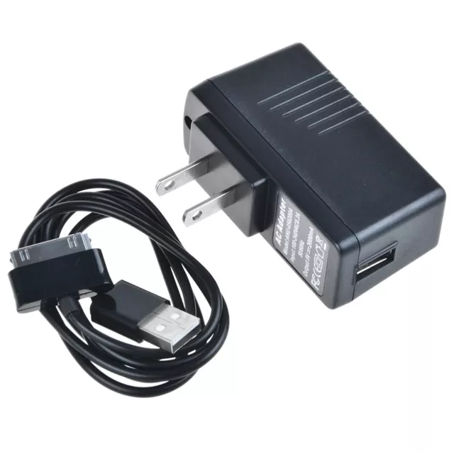5V 2A AC Adapter Power Cord Charger + USB Data Cable for Samsung Galaxy Tab PSU