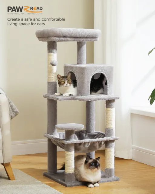 PAWZ Road Cat Tree Tower Scratching Post Scratcher Cat Condo Tree Kitten Bed Toy