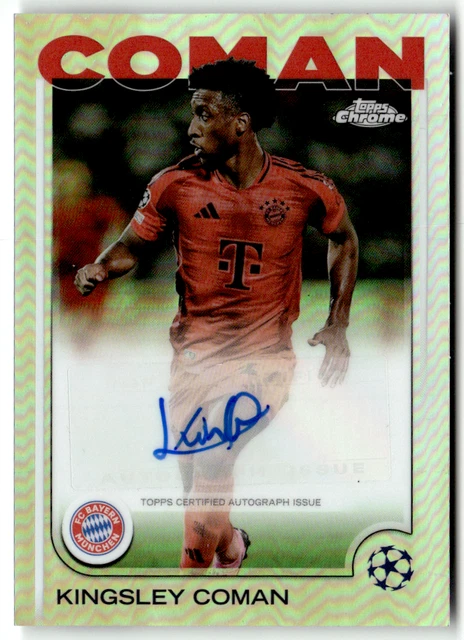 TOPPS KINGSLEY COMAN /99 Auto Museum Collection UEFA FC Bayern München 2022-23 EUR 30,00 - ES